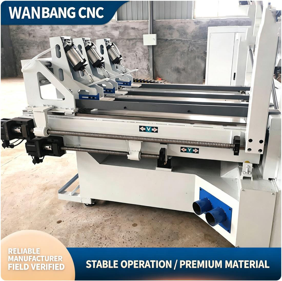Spot wholesale fully automatic woodworking CNC cutting machine, solid wood CNC material cutting saw gallery view 3