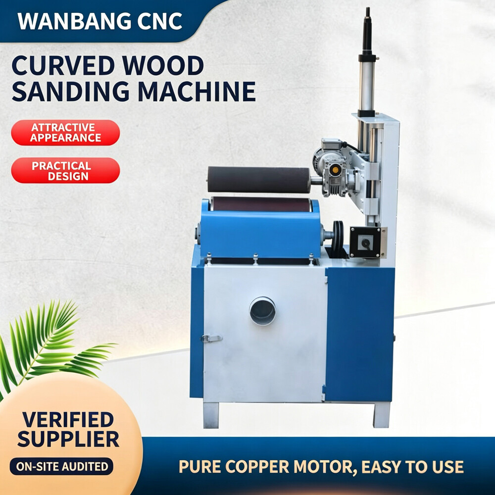 Bending Wood Sander, Wooden Furniture Surface Grinder, Woodworking Curved Surface Sander gallery view 1