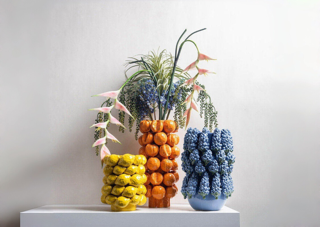 Fruit Ceramic Vase