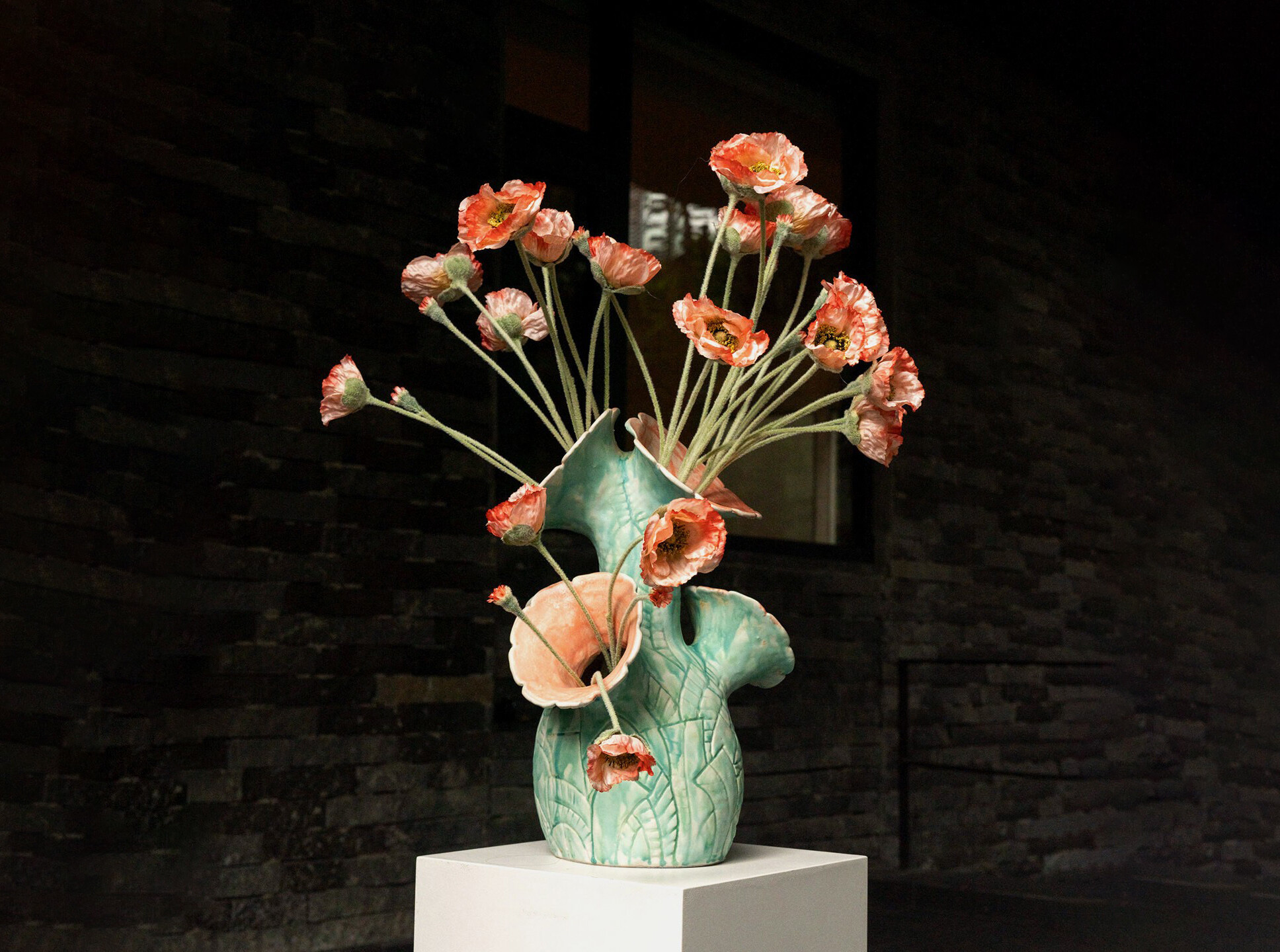 Macaron-style Lazy Ruffled Vase