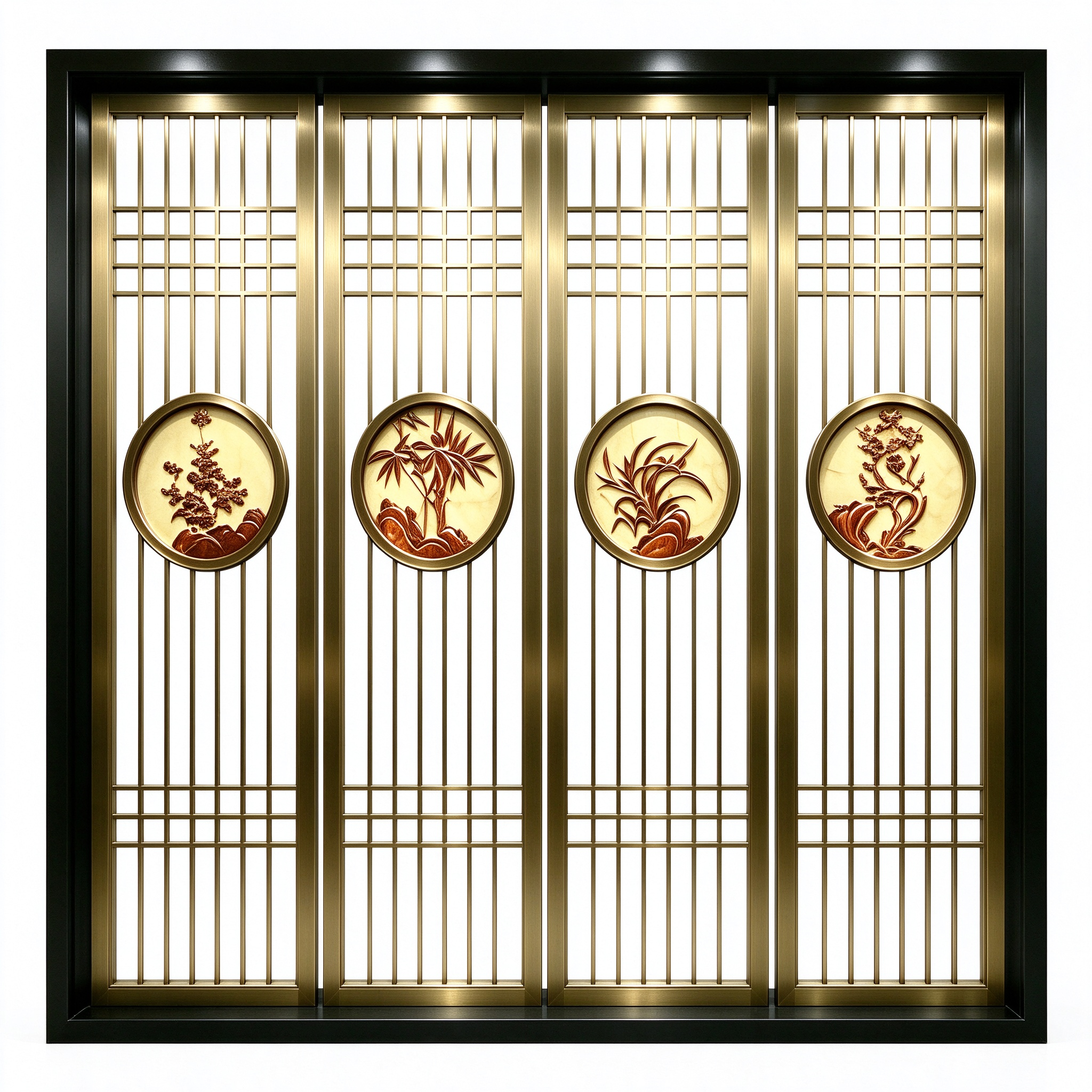 Modern Chinese Entryway Partition 2