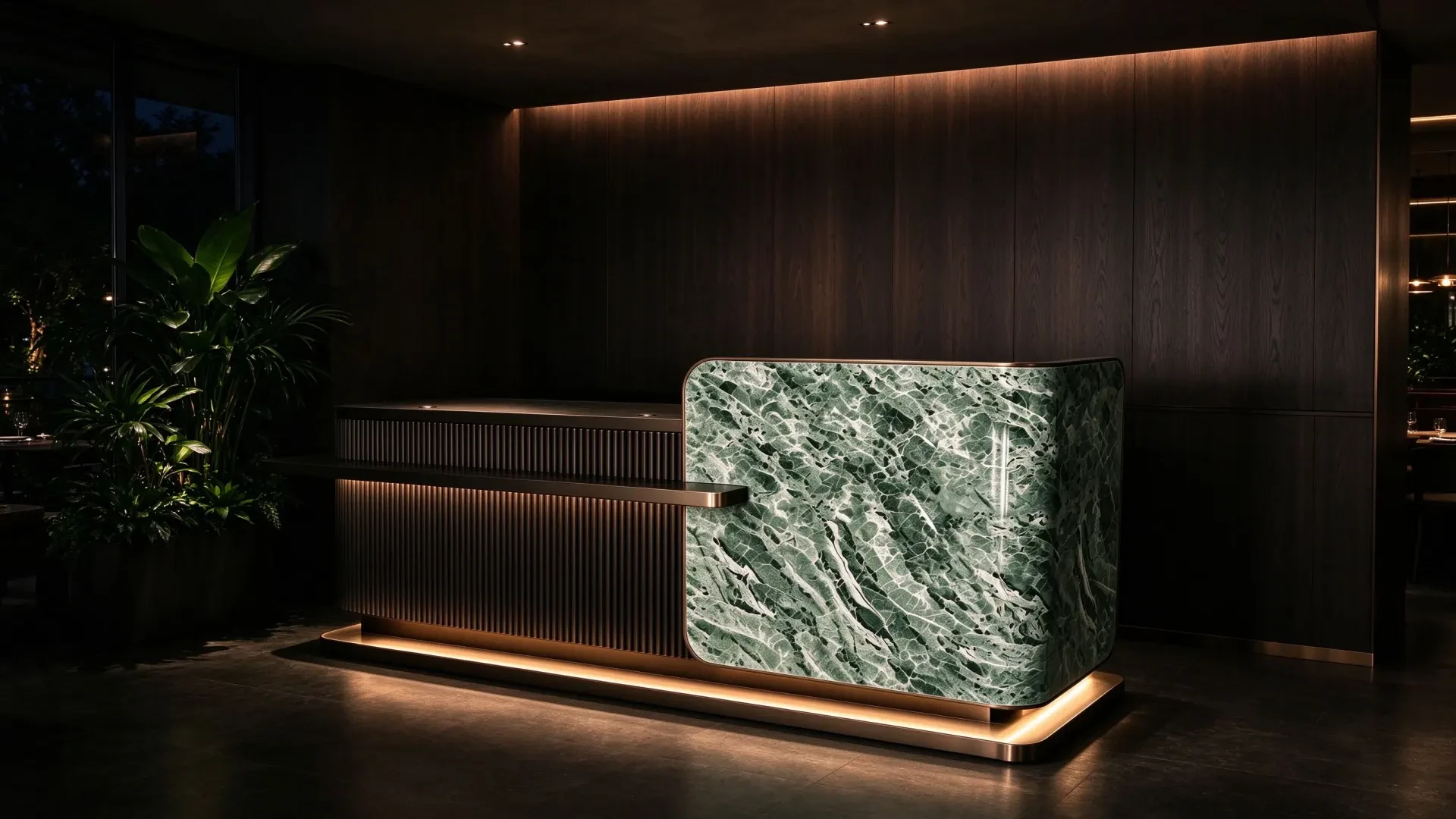 Light Luxury Reception Desk