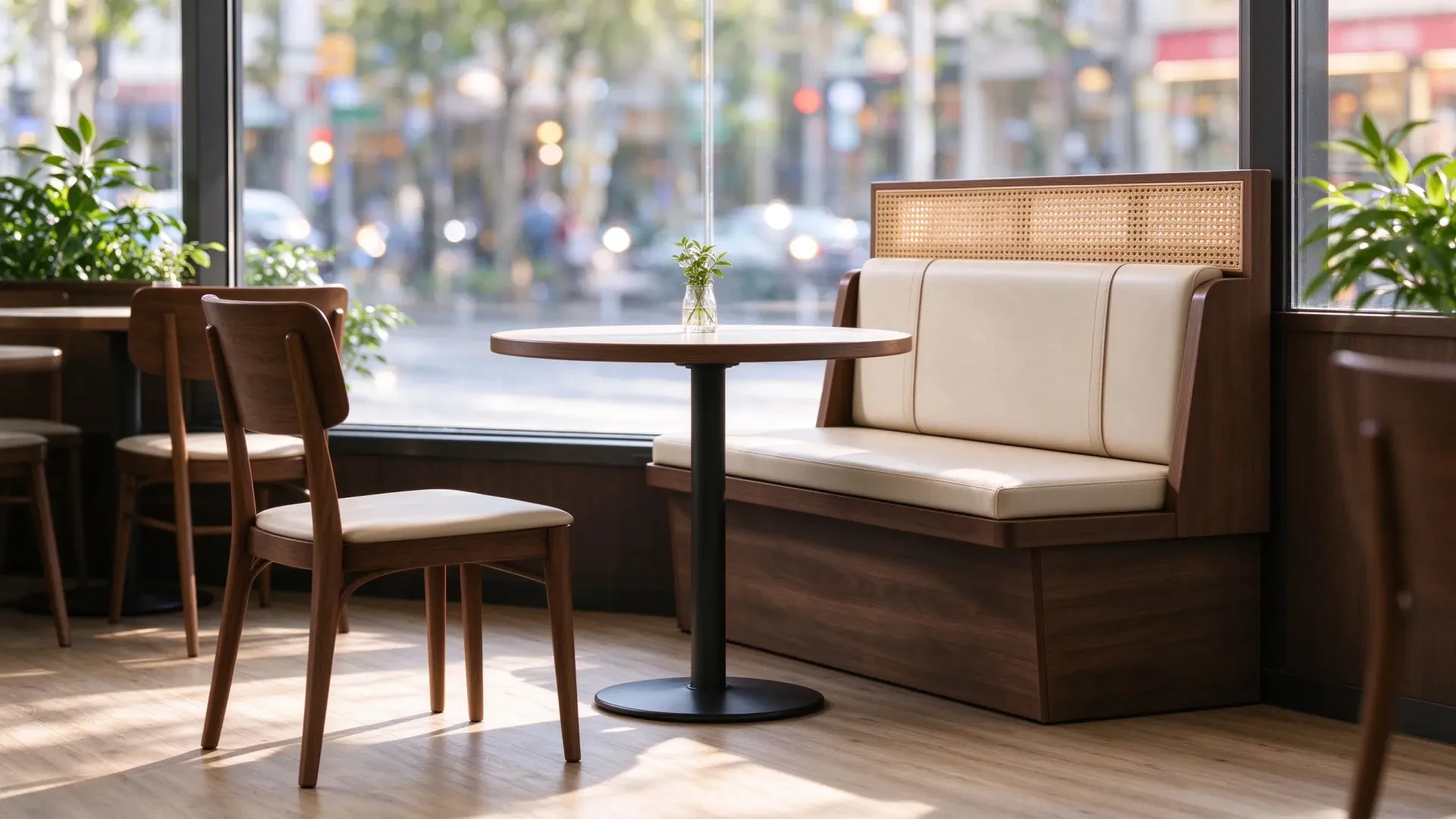 Wicker Double Booth