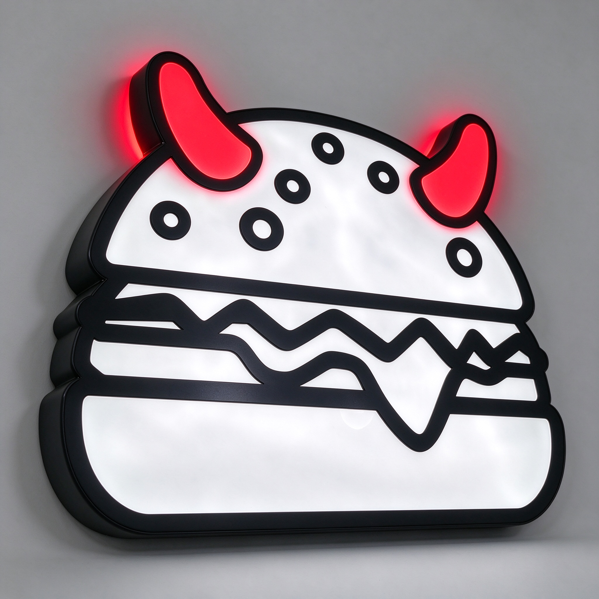 Hamburger-shaped LED Sign 2