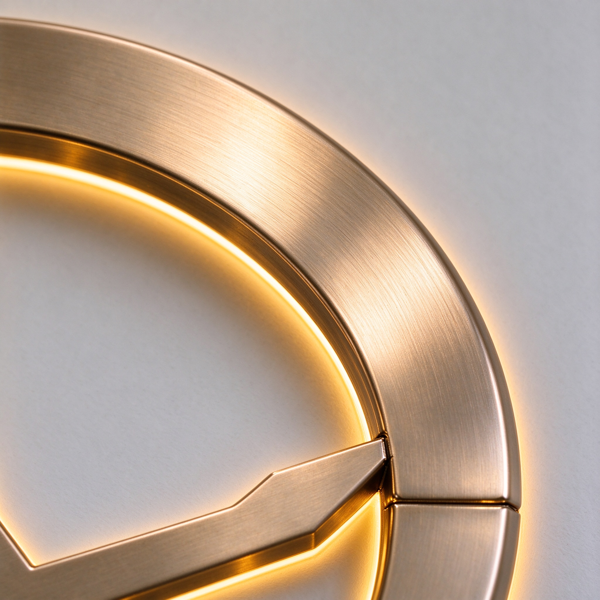 Metallic glowing logo text 4