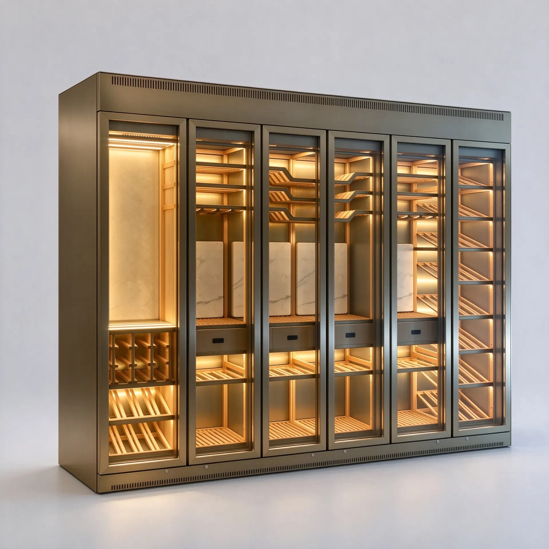 6-Column Built-in Wine Cooler 5