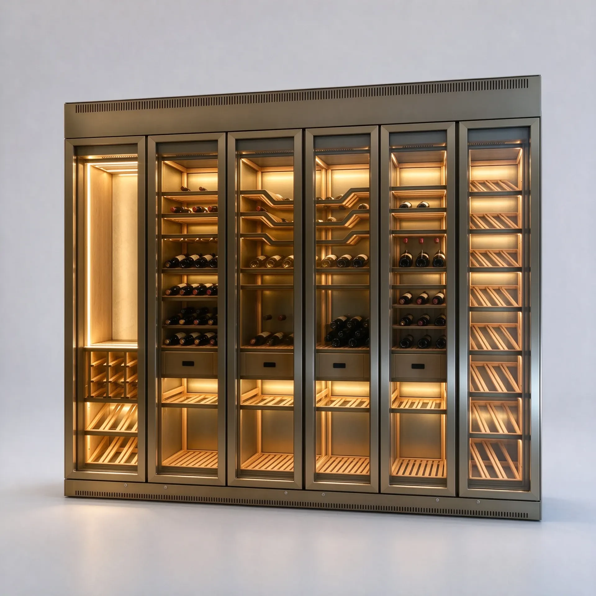 6-Column Built-in Wine Cooler 4