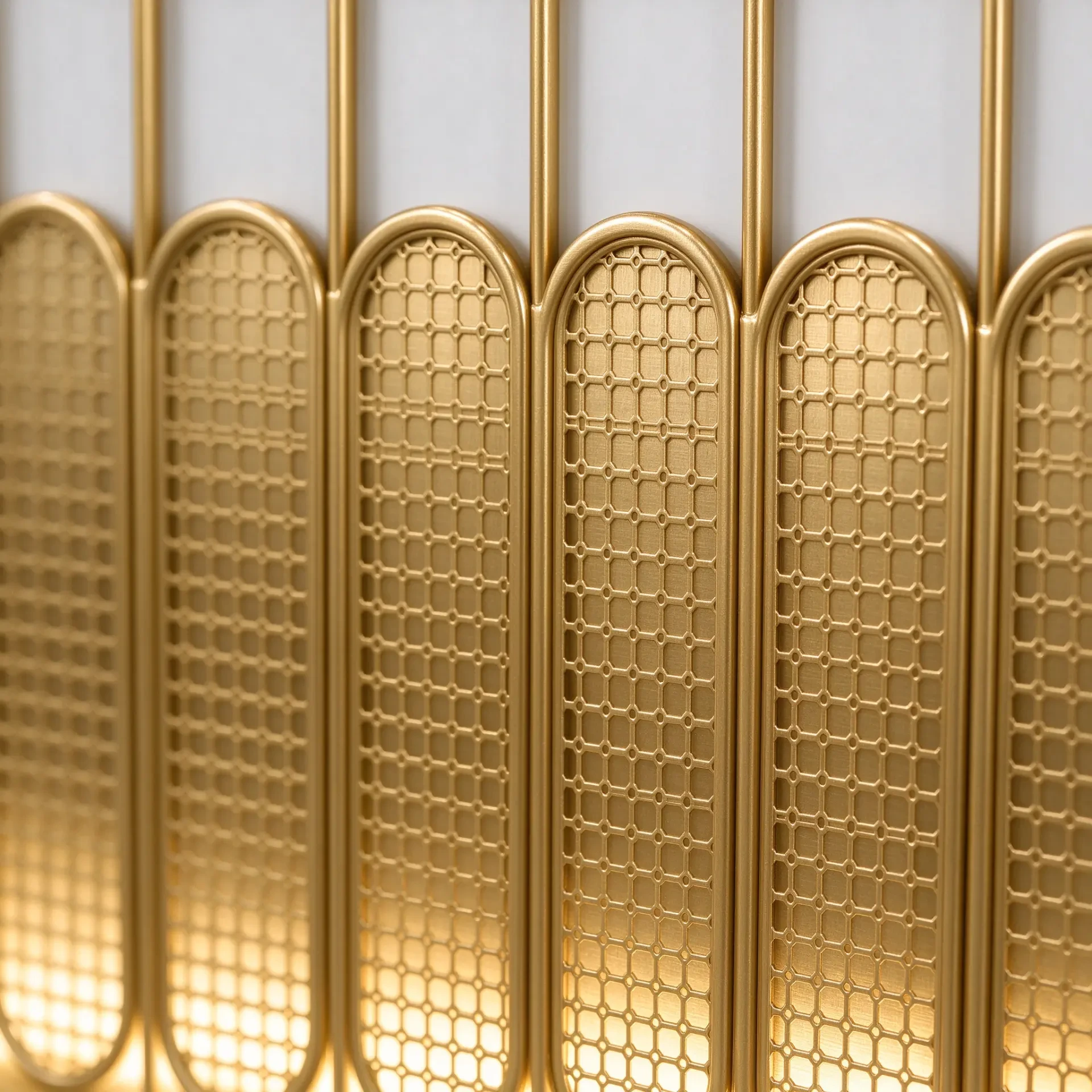 Marble Gold Grille Service Desk 6