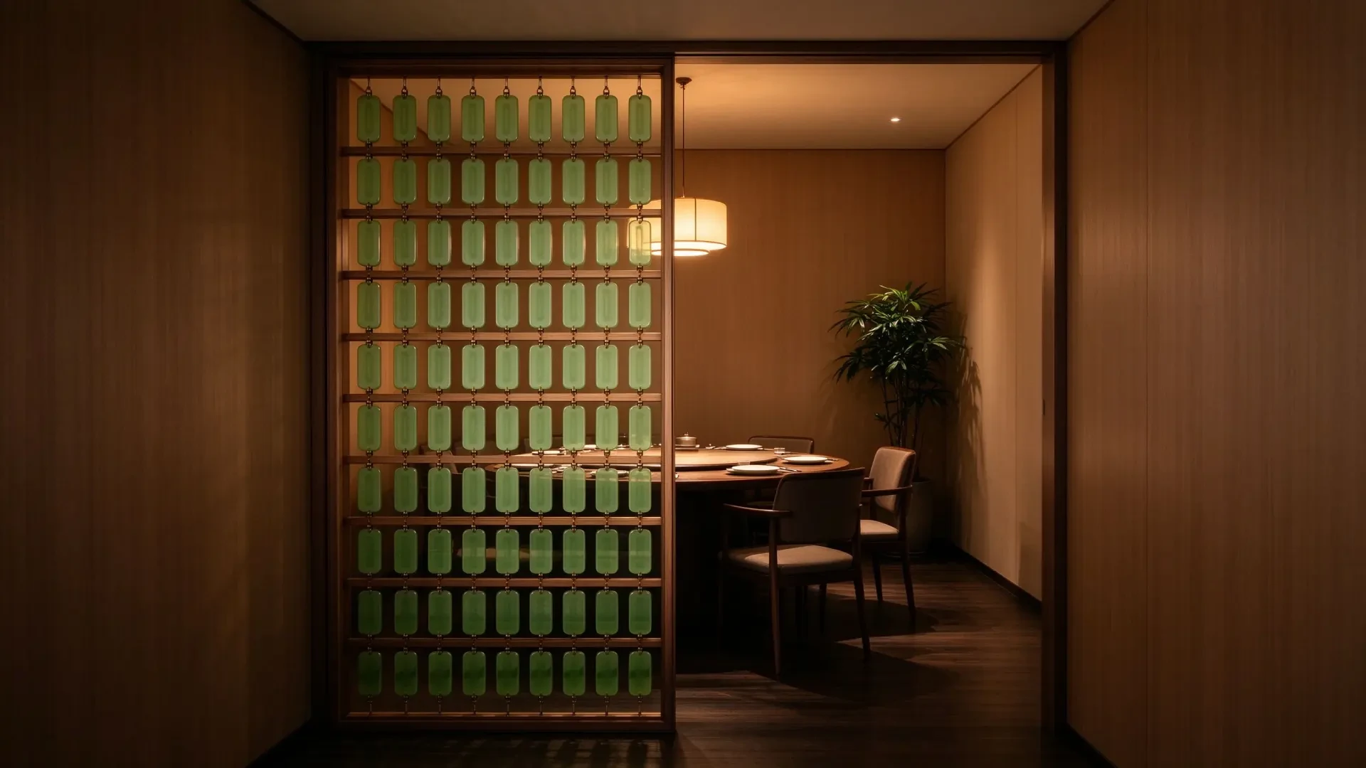 Zen-style Fabric Room Divider