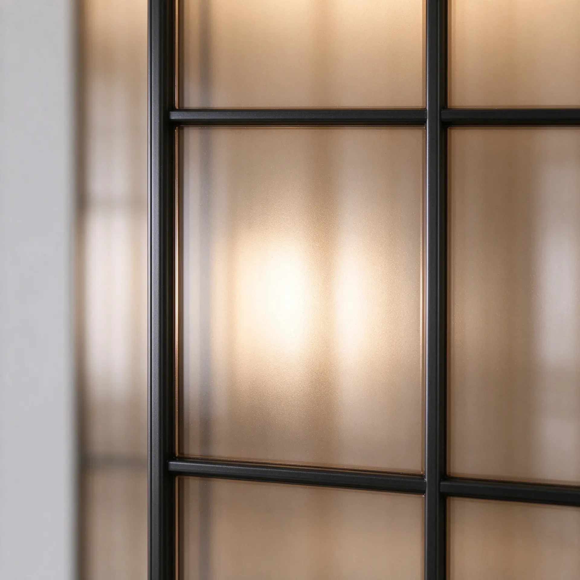 Louvered Folding Glass Partition 5