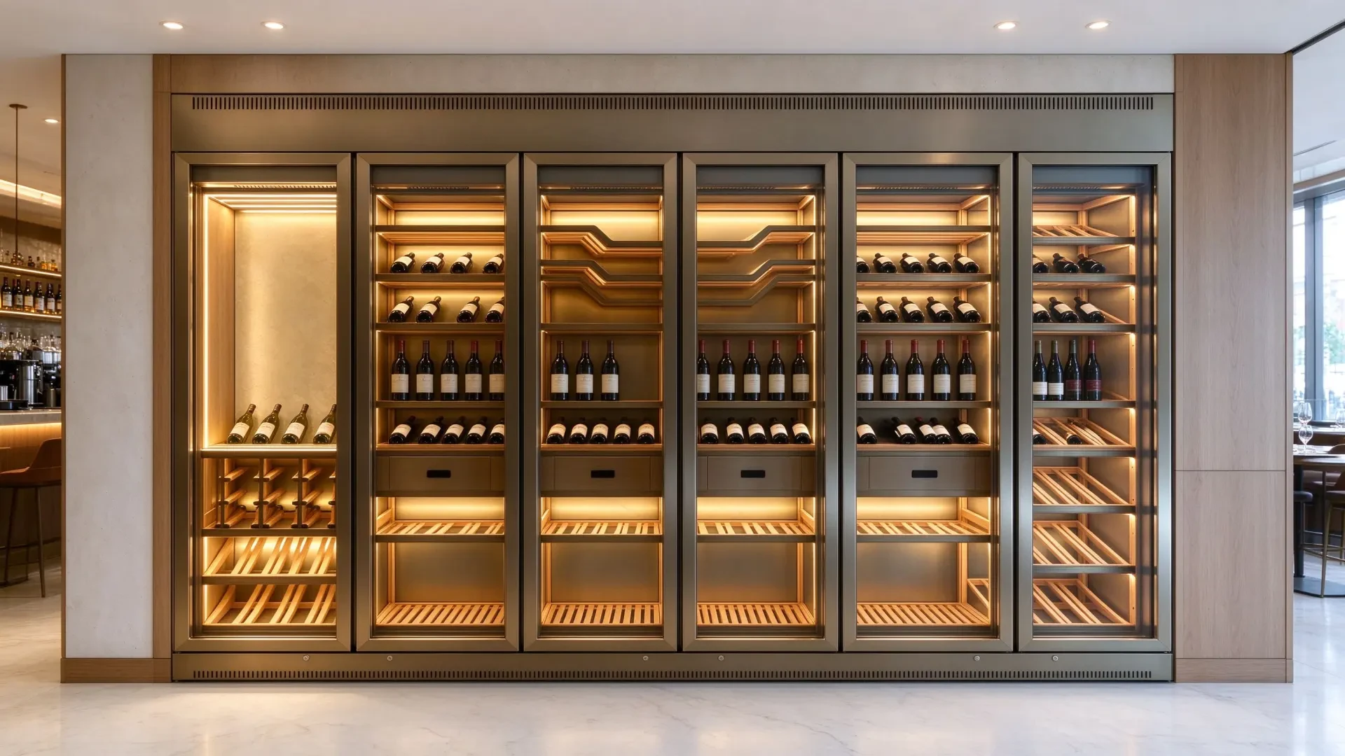 6-Column Built-in Wine Cooler 3