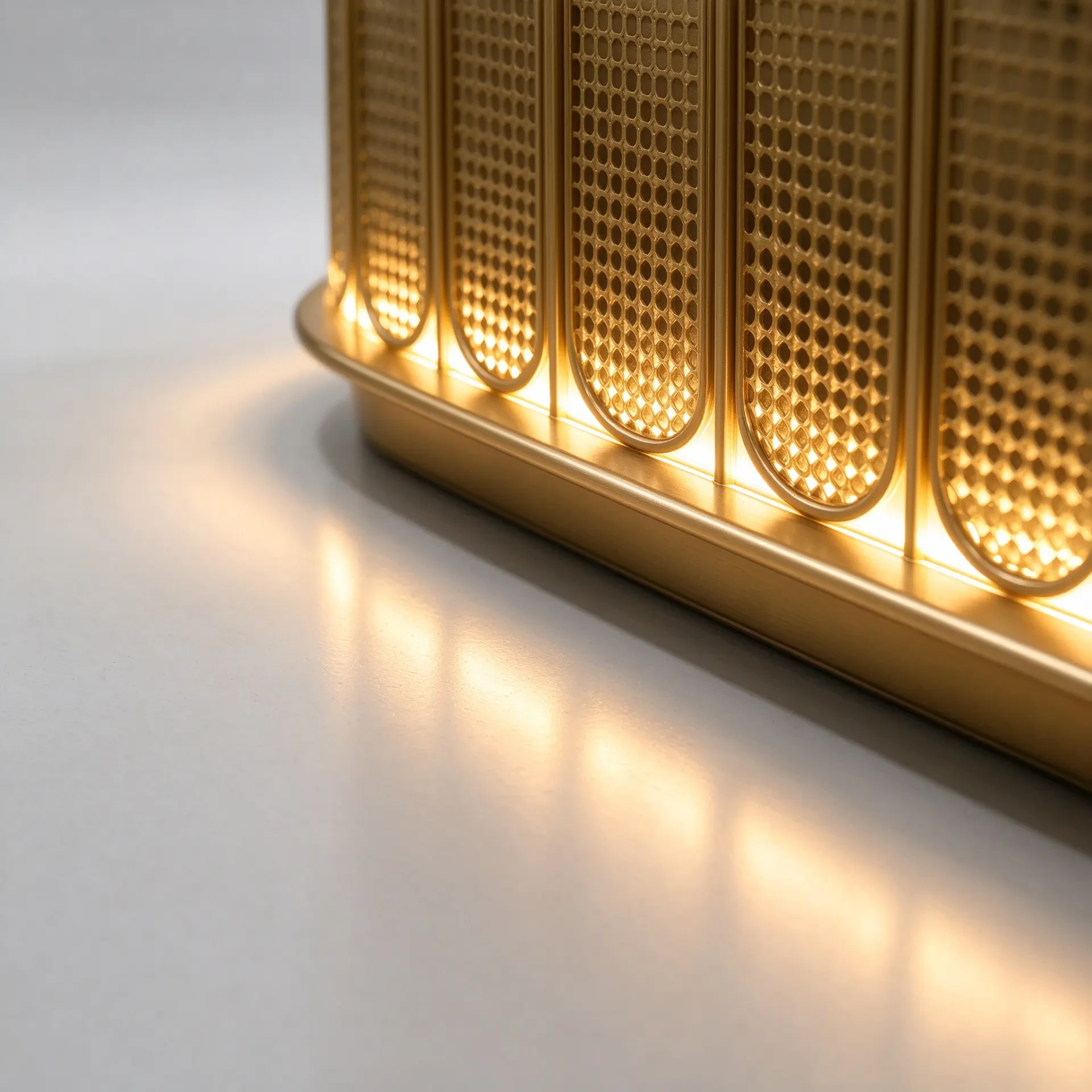 Marble Gold Grille Service Desk 5