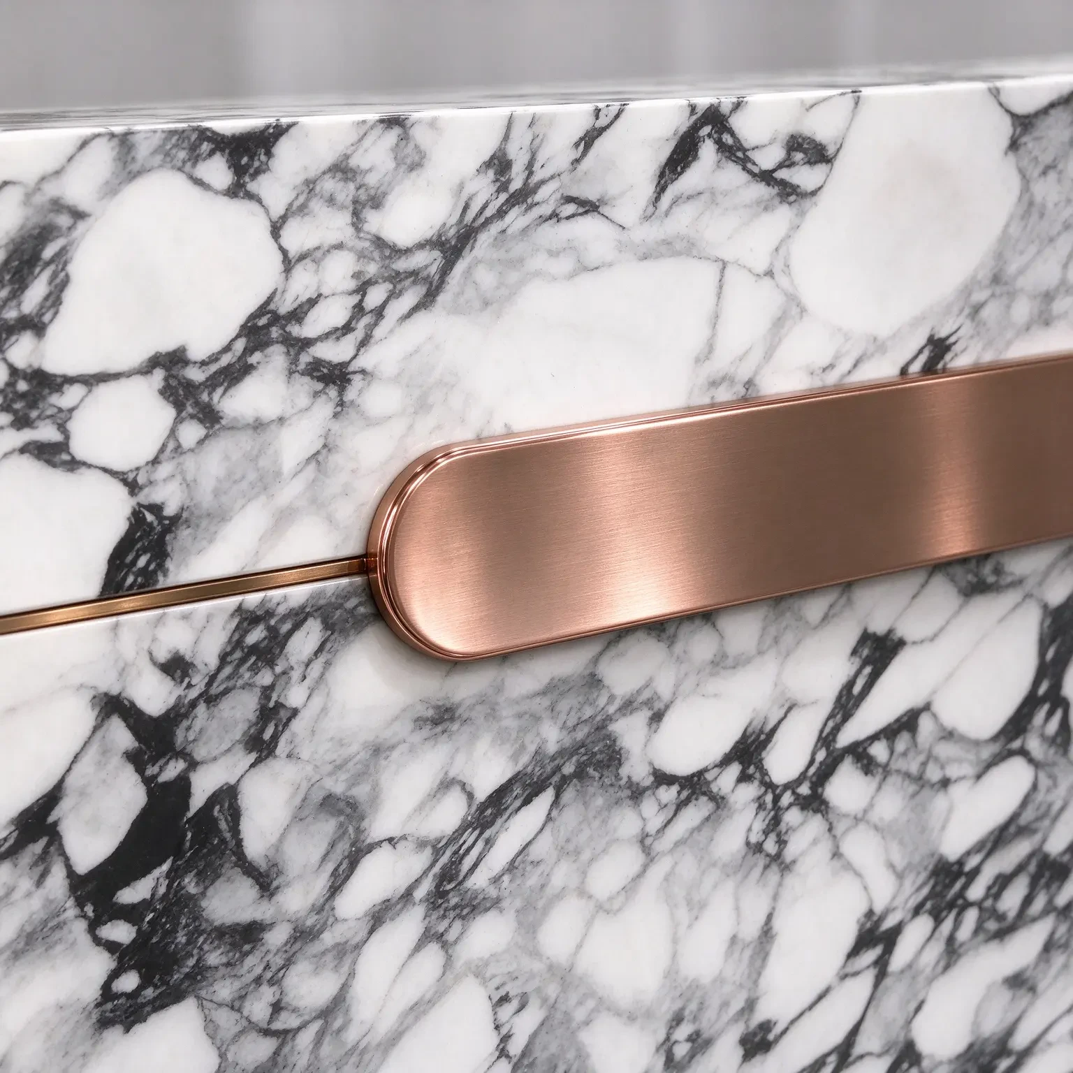 Bulgari White Marble Reception Desk 3