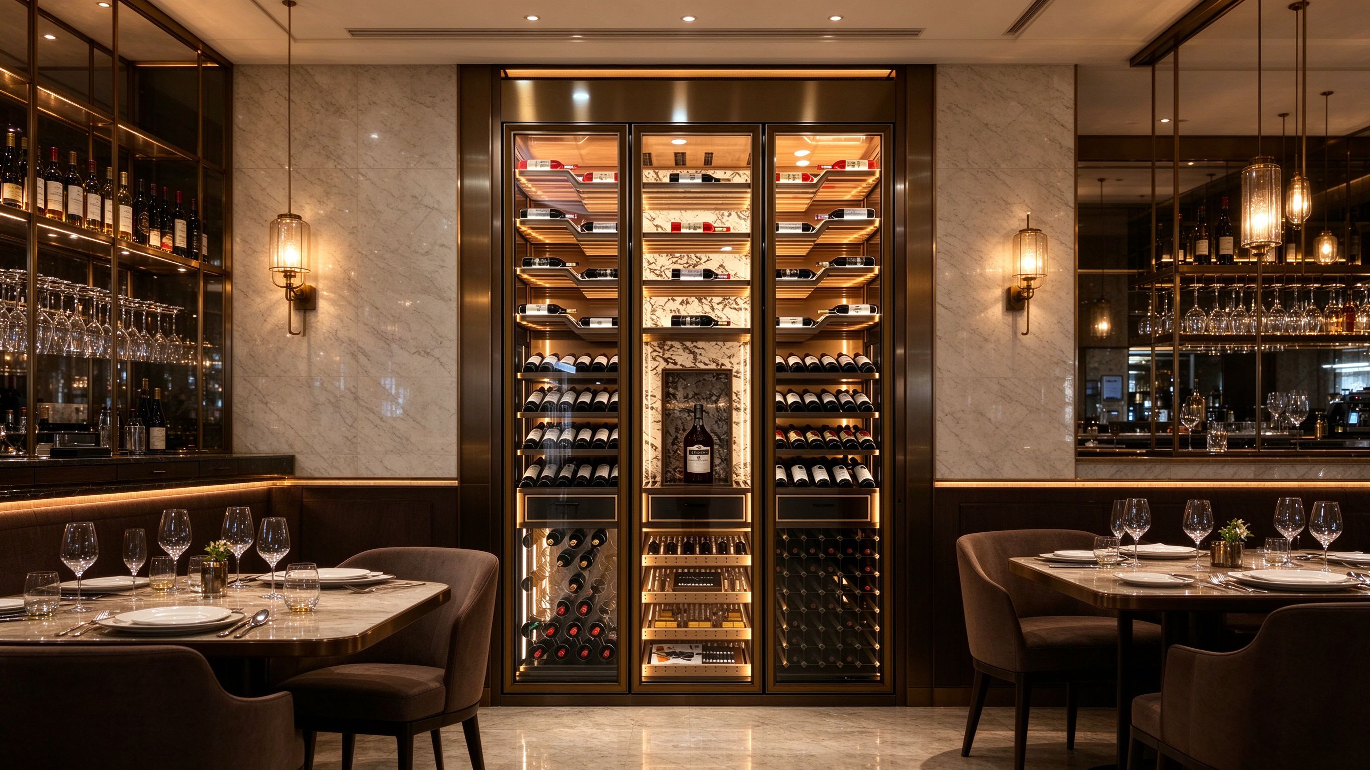Built-in Glass Wine Cooler