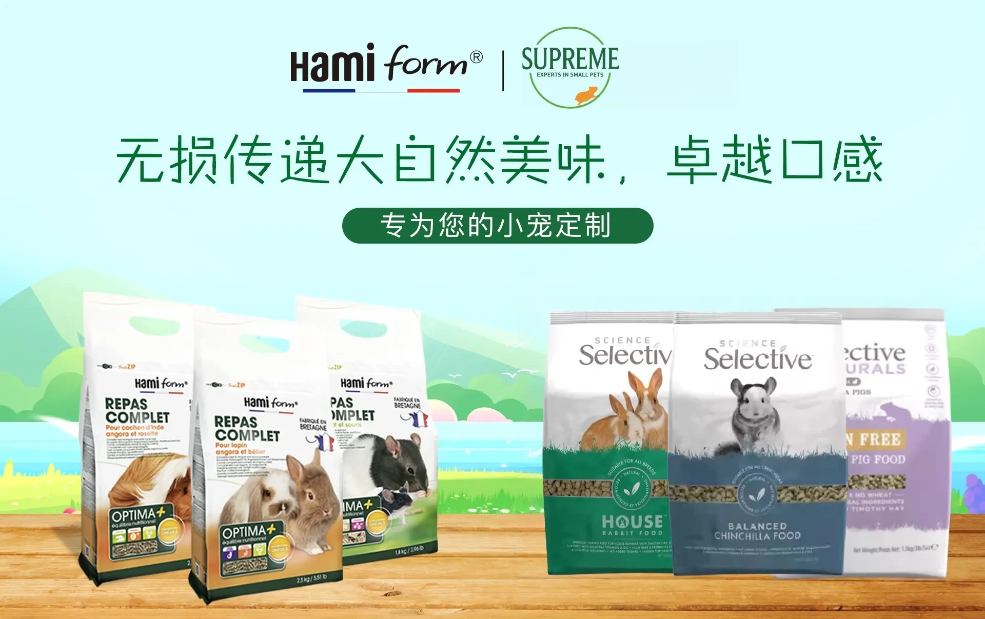 欧洲小宠品牌产品包装平铺