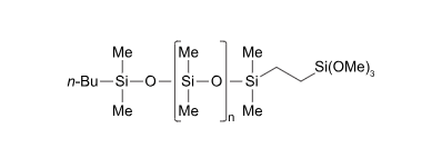 Mono Trimethoxy silyl terminated polydimethylsiloxane