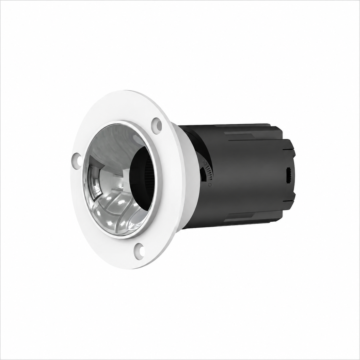 Gray circular spotlights