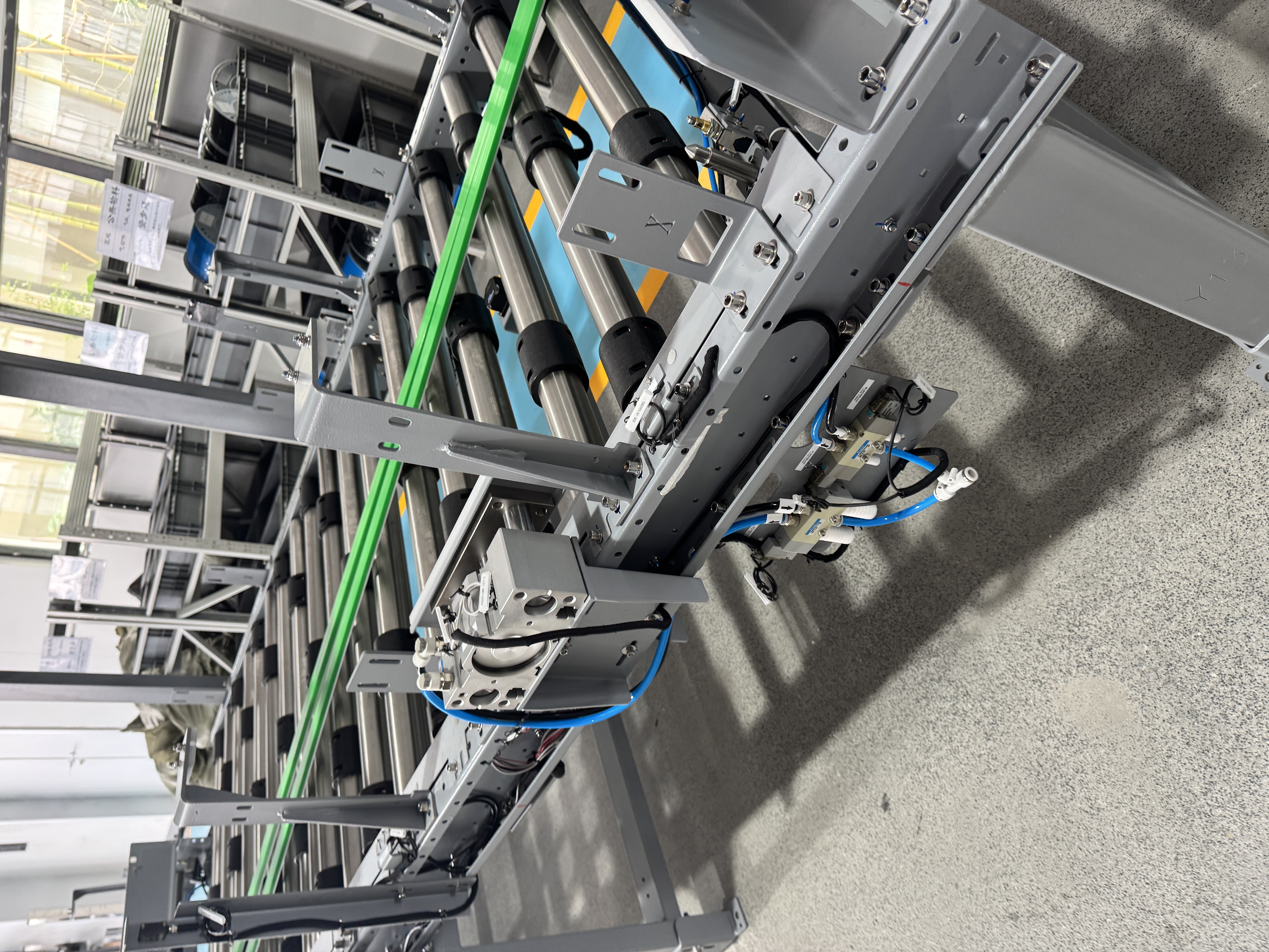 Lithium Battery Coated Roller Conveyor | New Energy Logistics Conveying Equipment - Product Detail Image 1