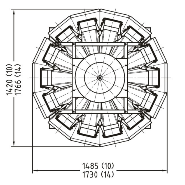 ZHD-A14 14 Head Combination Weigher - Product Detail Image1