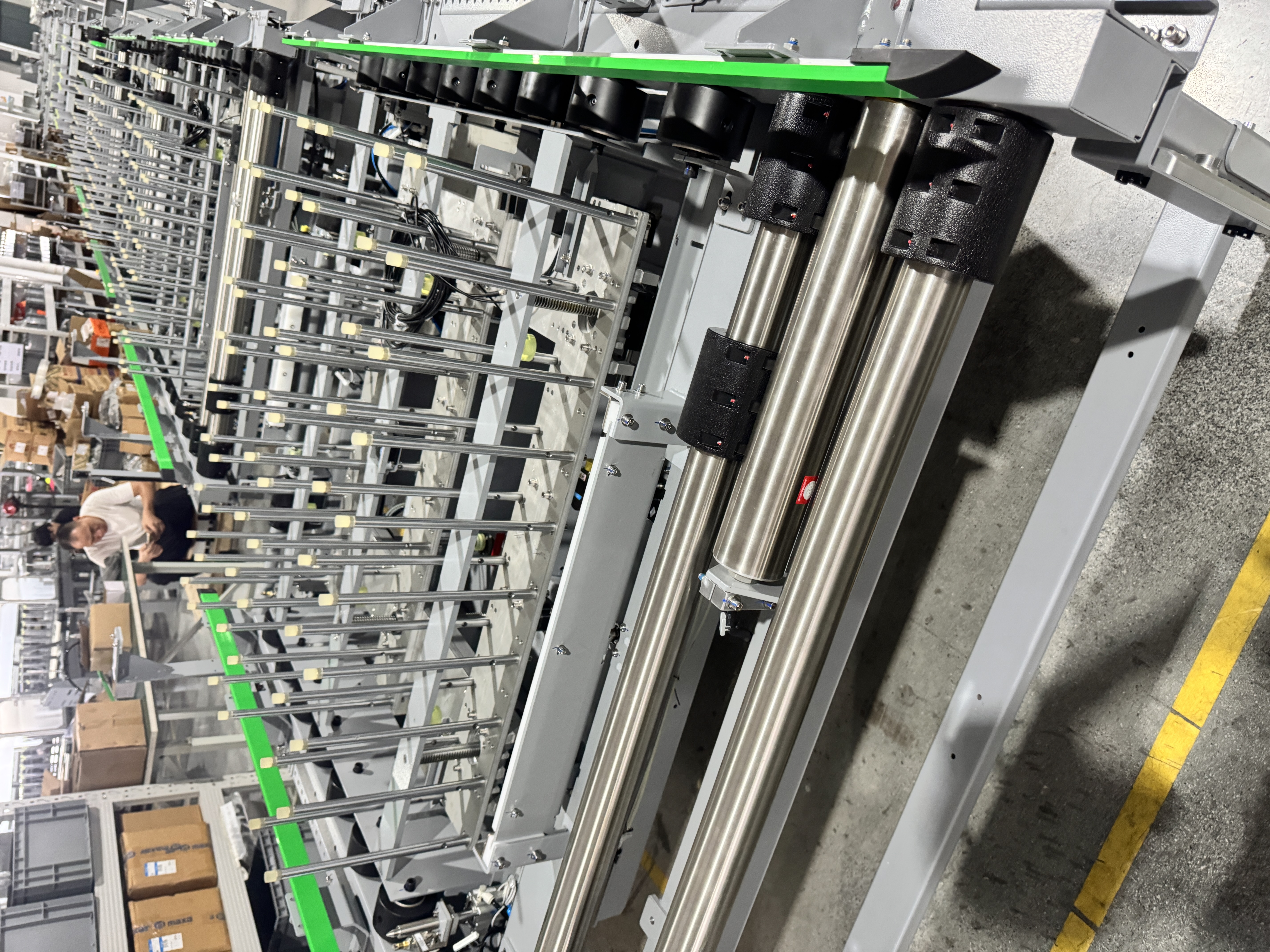 Lithium Battery Coated Roller Conveyor | New Energy Logistics Conveying Equipment - Product Detail Image 4