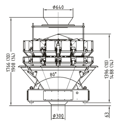 ZHD-A14 14 Head Combination Weigher - Product Detail Image2