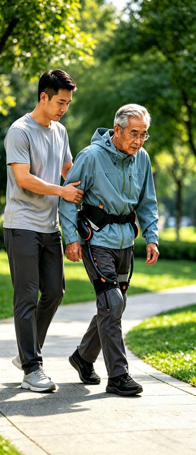 Assistive Exoskeleton for Elderly and Mobility-Impaired Users