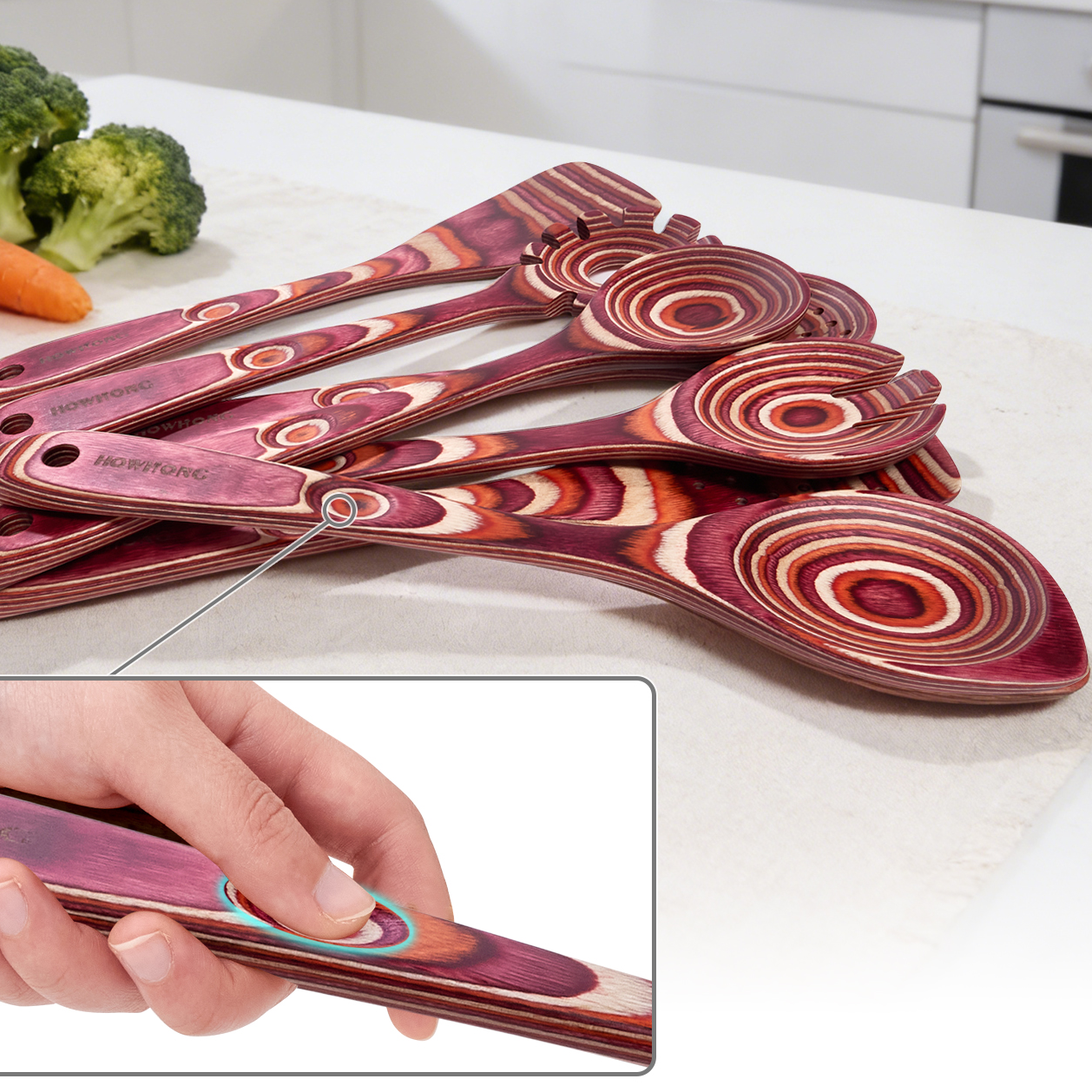 Premium Pakkawood Utensil set