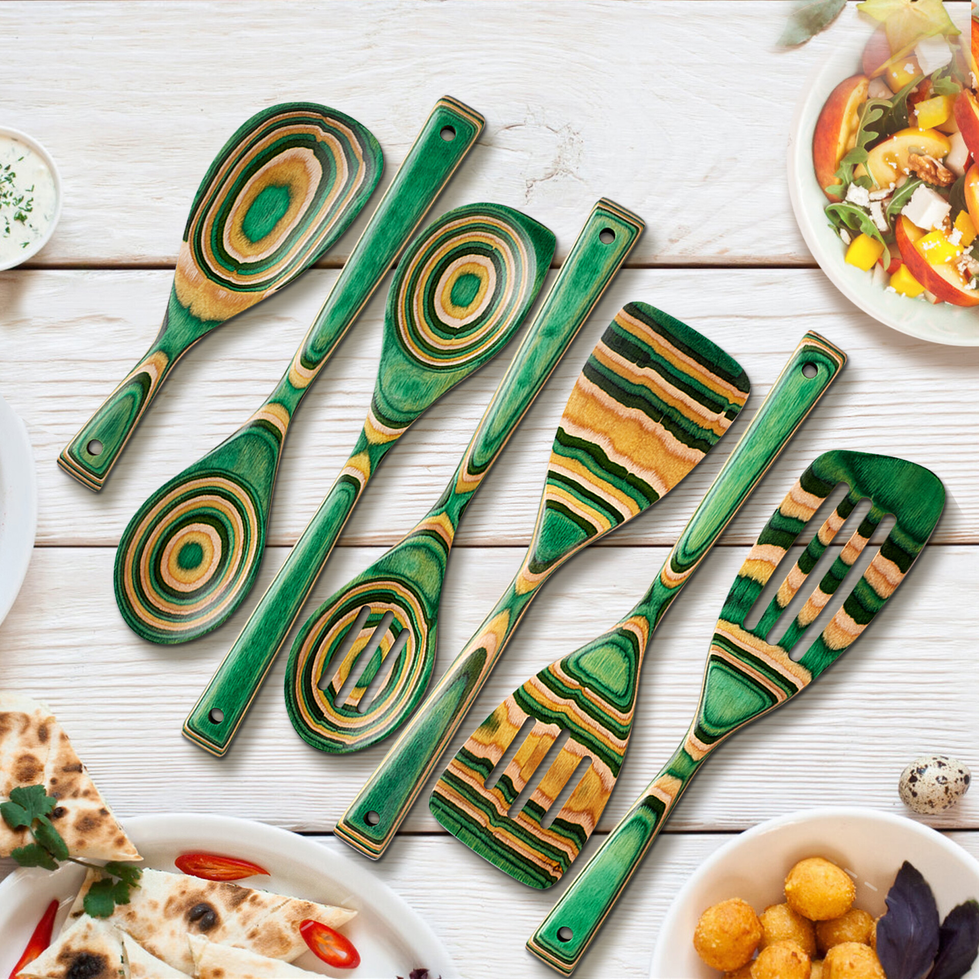 Premium Pakkawood Utensil set