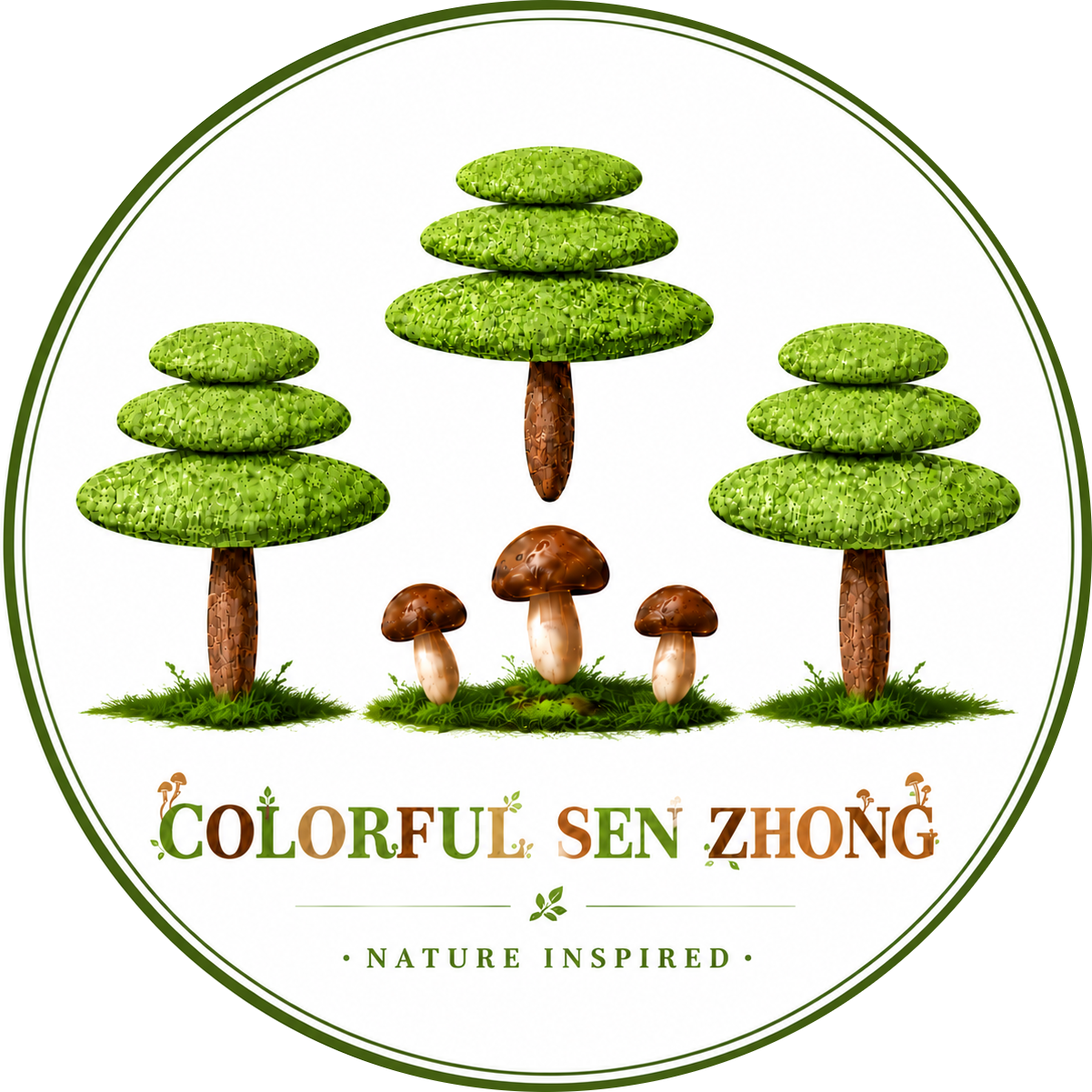 Colorful Sen Zhong Logo