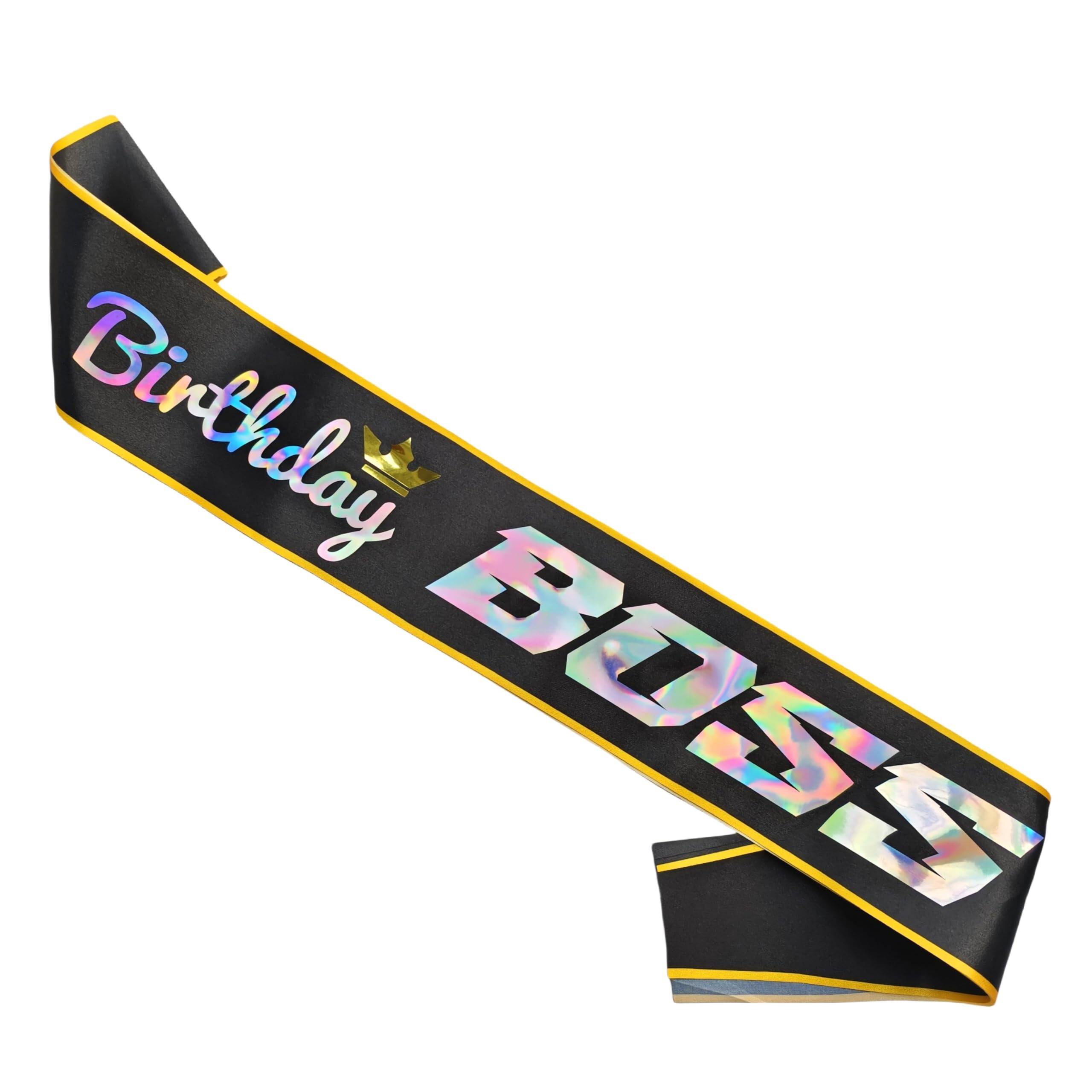 Decorit Birthday Boss Sash, Thank You Gift for Boss Male and Female