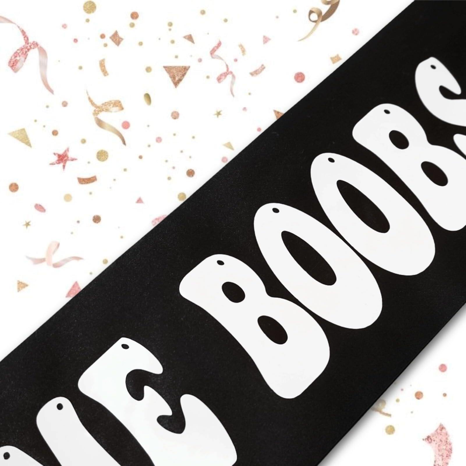 Decorit Same Boobs Forever Sash, Bride, Groom-to-Be Sash