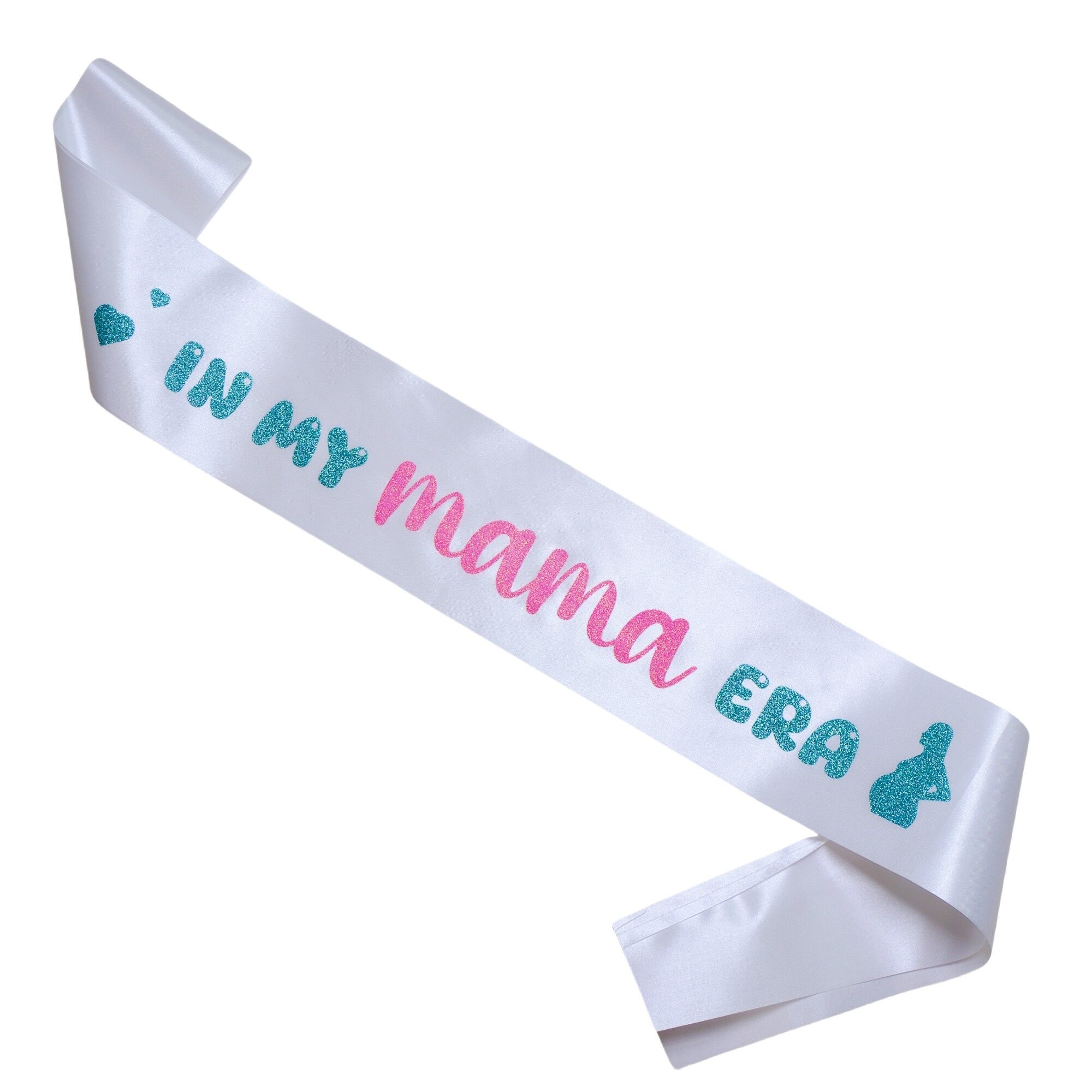 Decorit In My MAMA Era Sash, Mom-to-Be Sash for Baby Shower, Gender Reveal