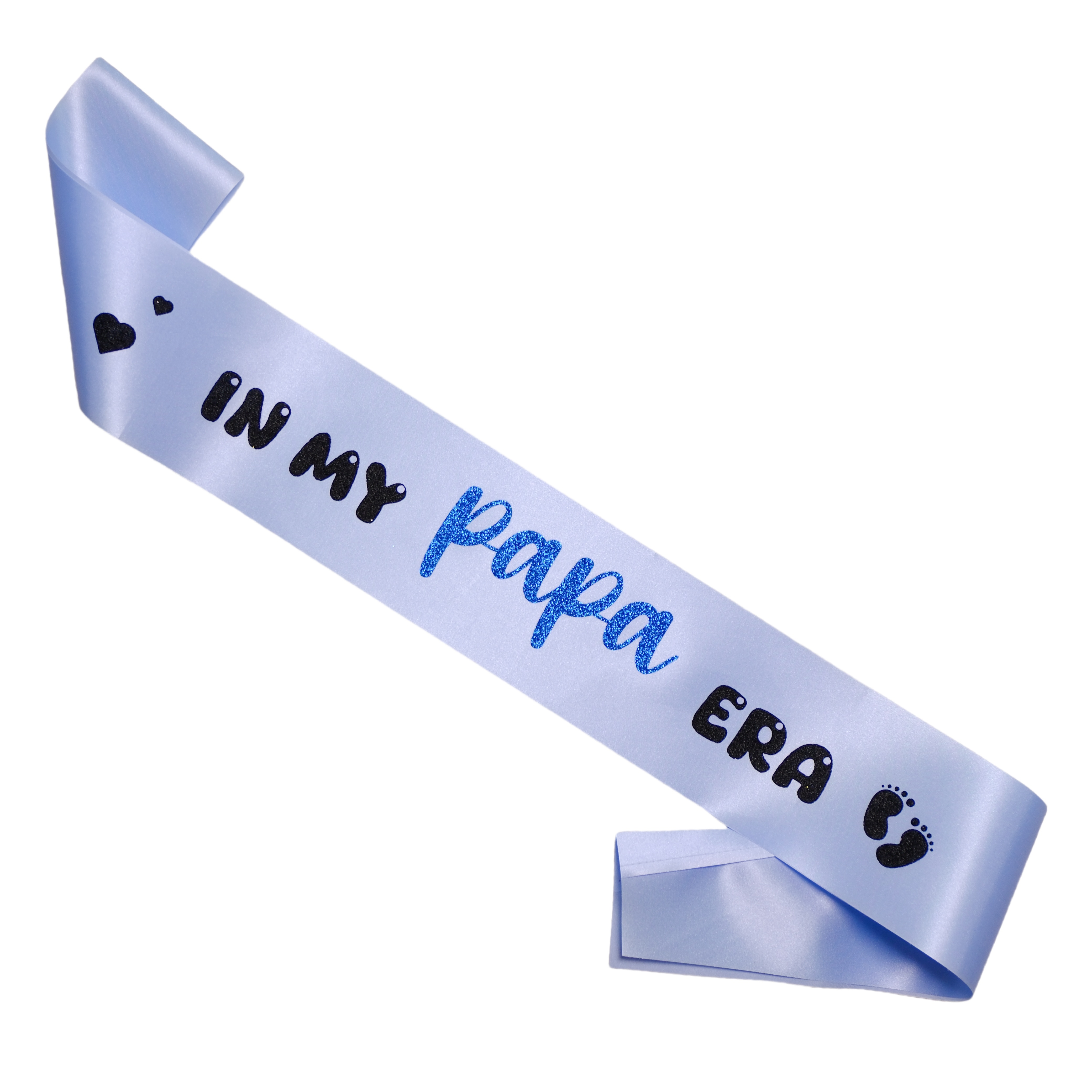 Decorit In My Papa Era Sash, Baby Shower Sash for Dad, Grandpa to Be Gift