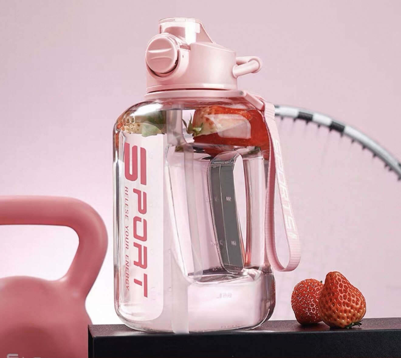 2500ml Large-capacity sports water bottle