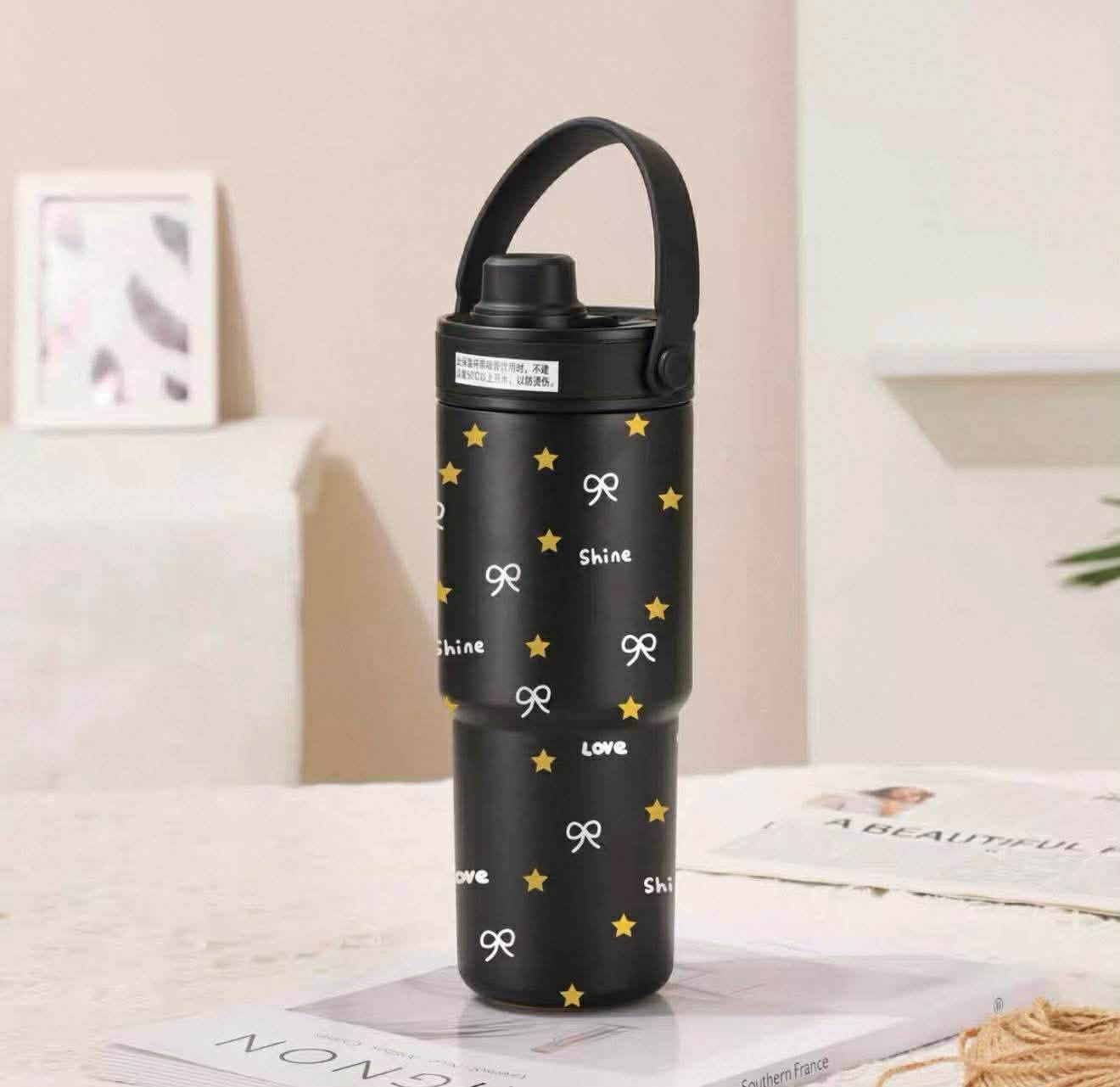 Insulated Tumbler with Bow Handle