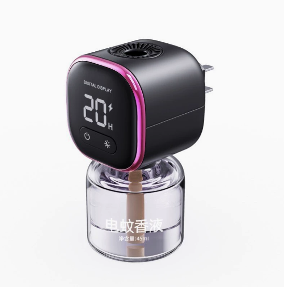 Multifunctional Mosquito Repeller: Timer, Night Light, Digital Display