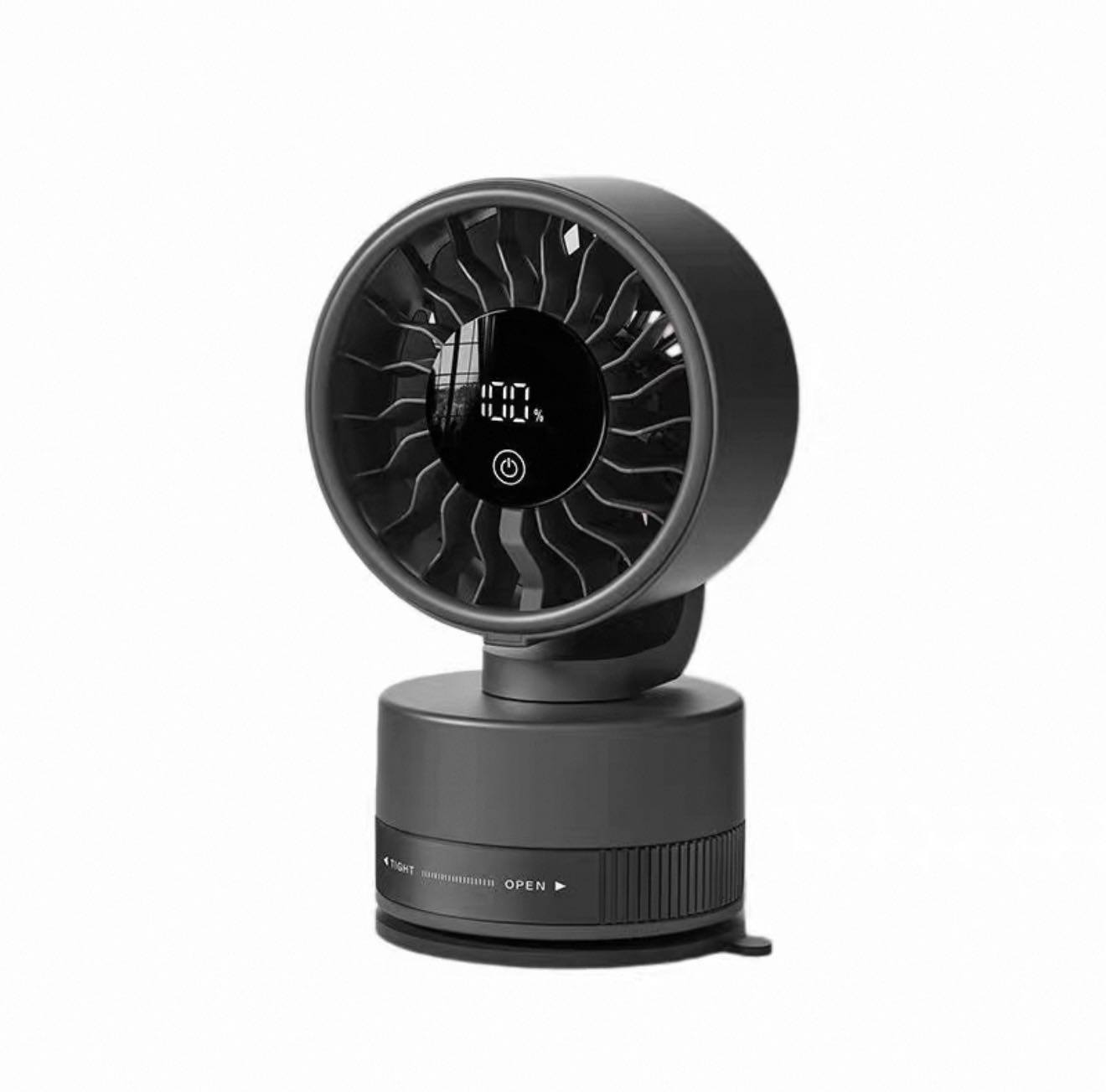 Silent suction-cup fan; suitable for multiple scenarios.