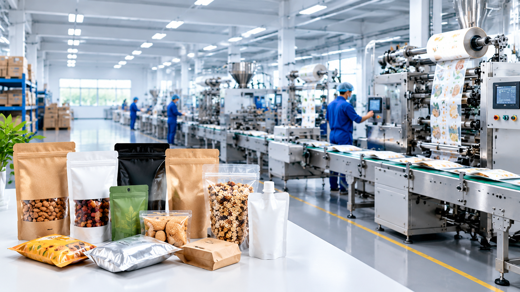 Food packaging factory