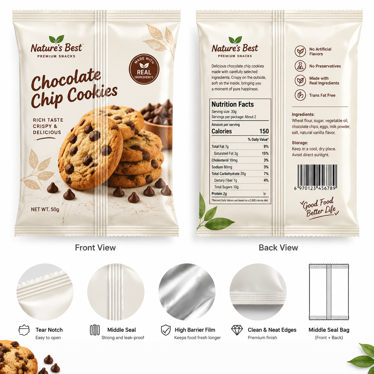 Center Seal Bags