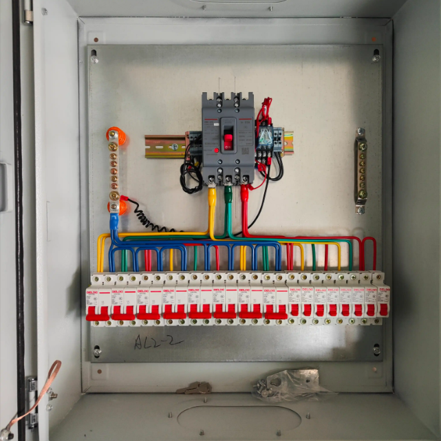 Complete lighting distribution panels for building and factory power distribution. Fully assembled delivery with customization support.