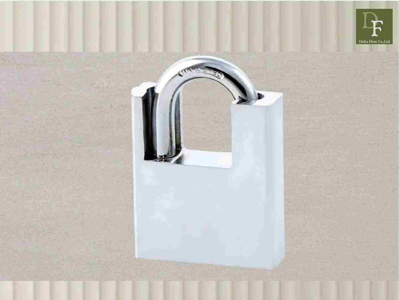 Half Shackle-protected Brass Padlock (Square-shape)