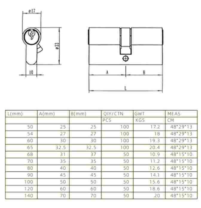DF-LB205 technical design dimension diagram with specifications table