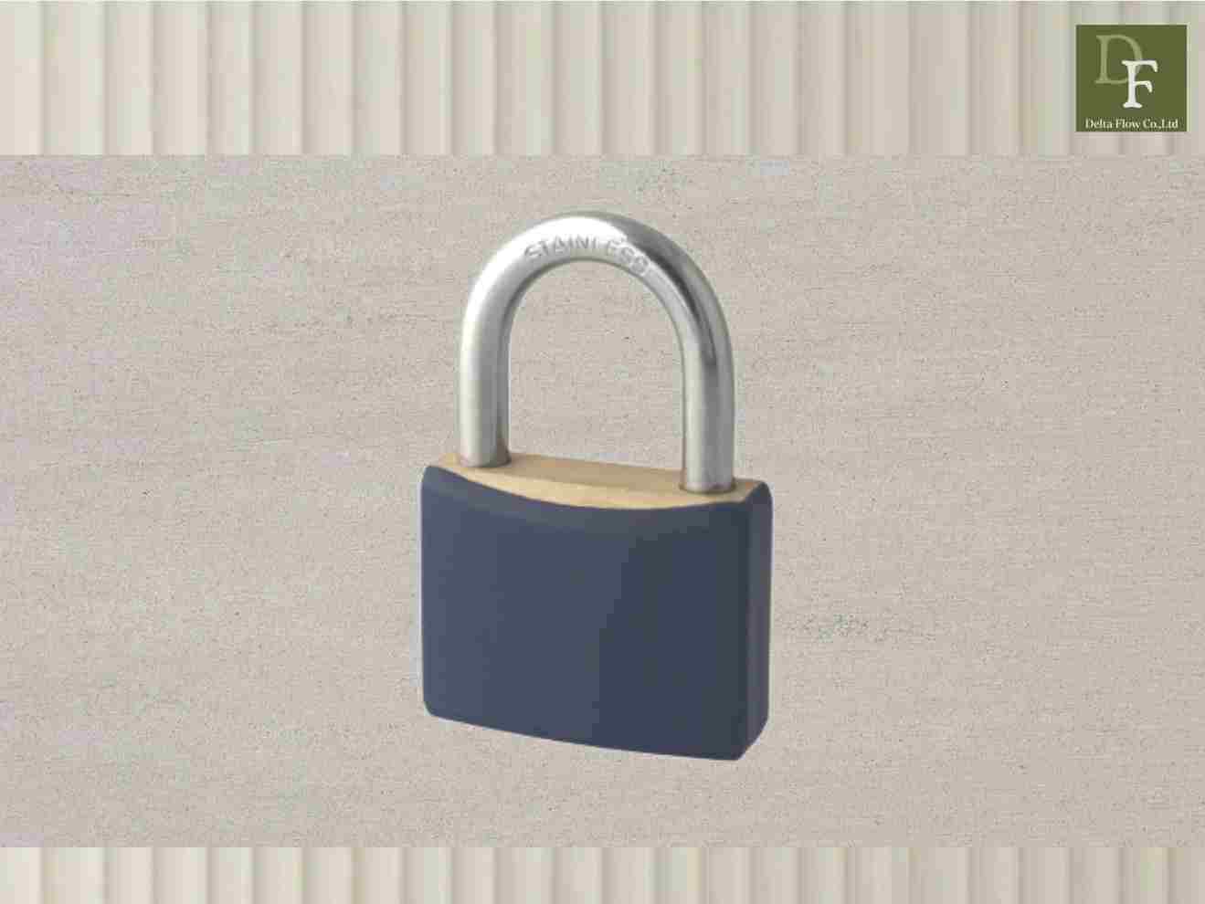 Marine heavy-duty brass padlock product photo