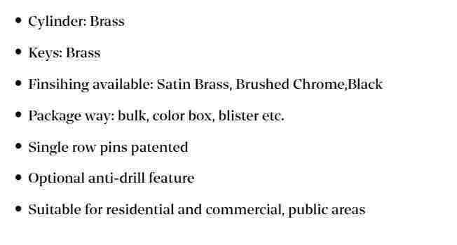 DF-LB204 product specifications and features list including brass material and finishing options