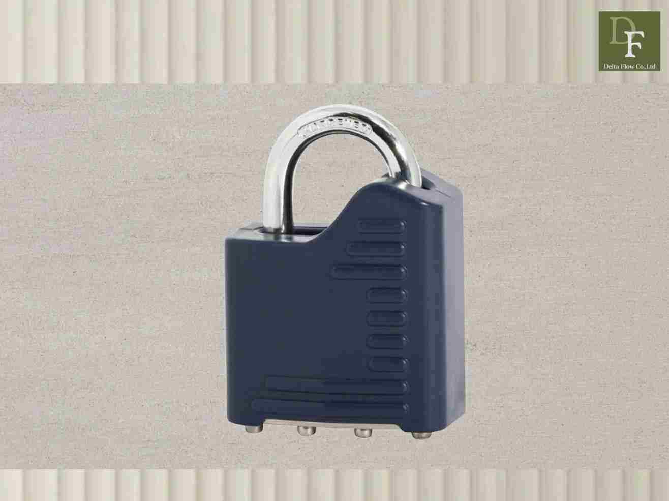 Half-shackle protected laminated steel padlock product photo