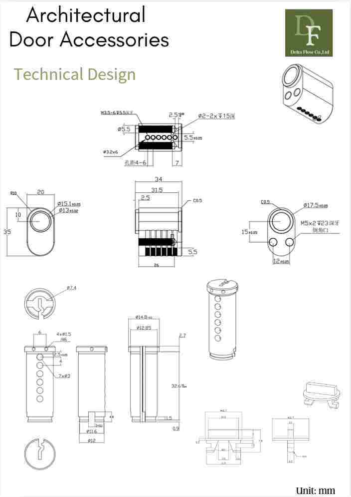 DF-137 technical design dimension diagram
