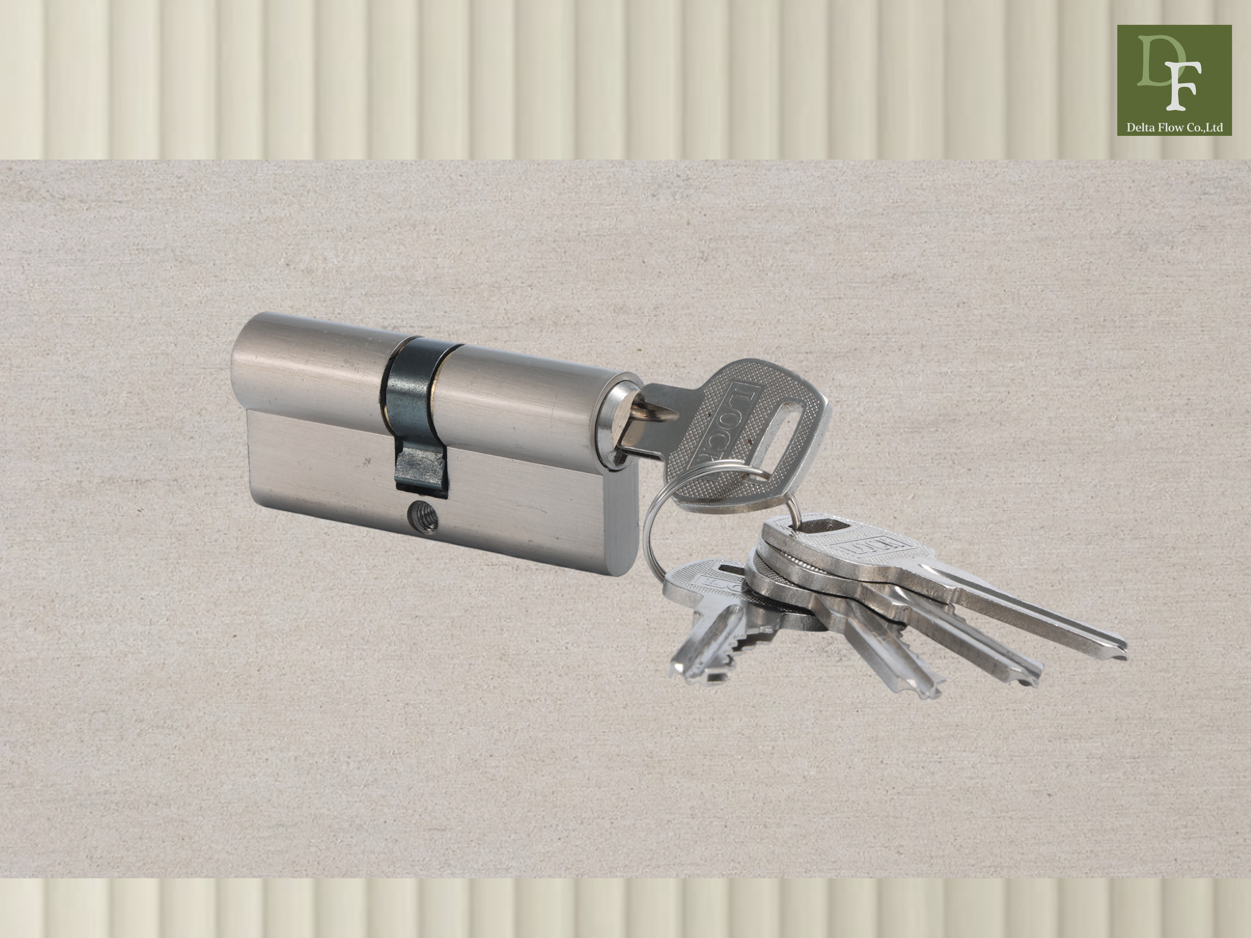 DF-LB202 brass cylinder lock with keys product photo