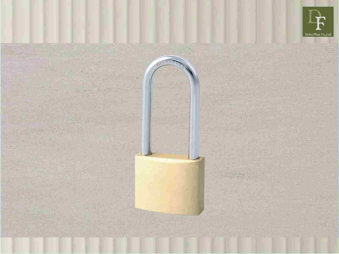 Heavy-duty Brass Padlock with Long Shackle