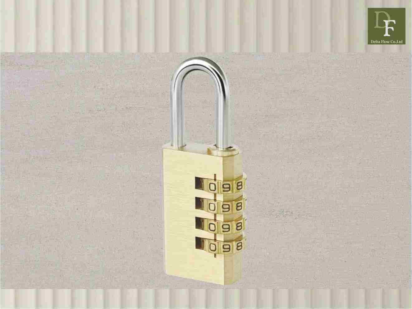 Combination Brass Padlock (Square-shape)