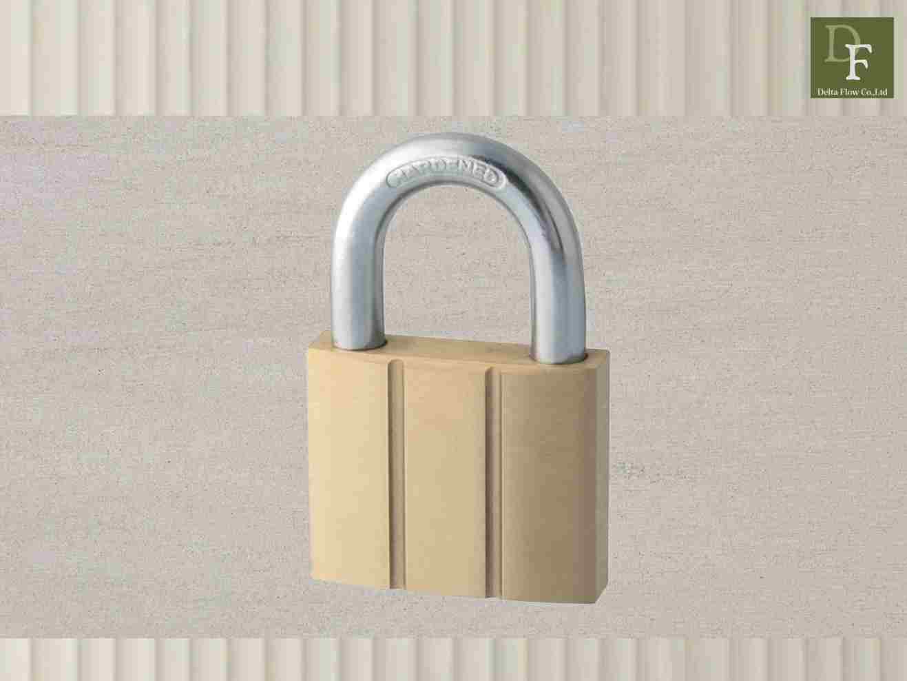 Double-line Brass Padlock
